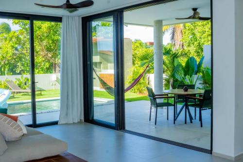 Apartment Tartaruga - Living room and terrace